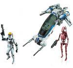 Игровой набор Транспортное средство + 2 фигурки. 501st Legion Atack Dropship и фигурки Clone Pilo