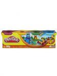 Пластилин Play-Doh в 4-х банках (4 цвета)